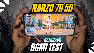 REALME NARZO 70 5G PUBG BGMI GAMING TEST 🔥  REALME NARZO 70 5G DETAILED REVIEW IN 2024 [upl. by Yehus]