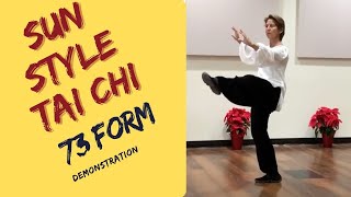 Sun Style Tai Chi 73 Form Demonstration by Susan Thompson [upl. by Einoj]