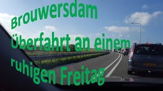 Brouwersdam Überfahrt von Ouddorp nach Renesse  Strandvideos 2017  Tec Travel King Caravan [upl. by Nelly]