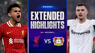 Liverpool vs Bayer Leverkusen Extended Highlights  UCL League Phase MD 4  CBS Sports Golazo [upl. by Jolyn960]