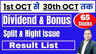 Top 65 Bonus Split amp Dividend Stocks In 2024  Bonus Shares 2024  Split Share  vedanta infosys [upl. by Ayotaj]