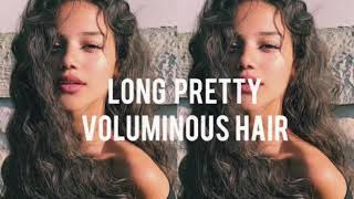 Warning ⚠️ this subliminal is Very Extremely Powerful Grow Long Pretty Voluminous Hair [upl. by Virg]