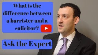 What is the difference between a barrister and solicitor Ask the Expert [upl. by Earized20]