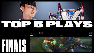 Top 5 Plays of Finals  Worlds 2023 [upl. by Abran807]