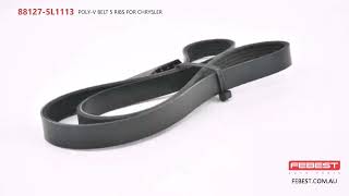 881275L1113 POLYV BELT 5 RIBS FOR CHRYSLER [upl. by Adis]