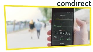 comdirect trading App Einfach Überall Handeln  comdirect [upl. by Lleirbag]