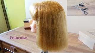 Tutoriel coupe cheveux  Carré droit  Coupe facile pour enfant quotStyle carré droitquot [upl. by Grof]