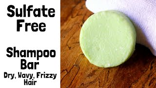 Shampoo Bar Recipe for Wavy Frizzy Dry Hair  Sulfate free  Syndet Shampoo bar [upl. by Assiruam]