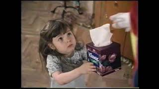 Kleenex Lotion Tissues Clown Commercial 2003 [upl. by Ellemac]