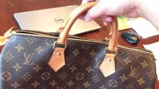 How To Spot Authentic Louis Vuitton Speedy 35 Monogram and Where to Find the Date Code [upl. by Cammie]