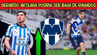 🛑🖤IMPACTANTE GERARDO ARTEAGA PODRIA SER BAJA DE RAYADOS POR ESTA INCREIBLE RAZON LIGA MX 2024 [upl. by Marchall]