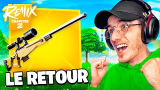 Le PREMIER SNIPER de FORTNITE de RETOUR sur le CHAPITRE 2 REMIX [upl. by Natalia]