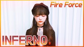 Mrs Green Apple  Inferno ★ Fire Force OP  Cover by V0RA [upl. by Ydal]