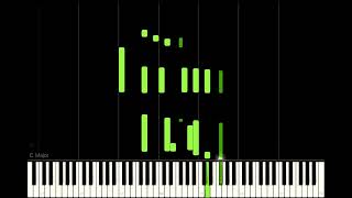 Velours Anomalie Synthesia piano tutorial read description [upl. by Sethrida656]