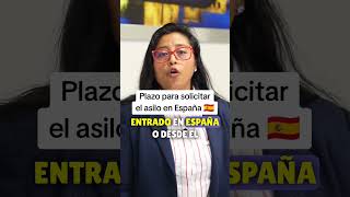 Plazo para solicitar asilo en España [upl. by Esinart159]