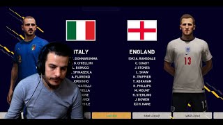 italy vs england liVE STREAM gLITZO pes 2021 PATCH 2024 GO [upl. by Leuqram10]