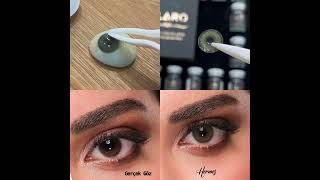 Renkli Lens  CLARO HERMES  ORMAN YEŞİLİ  Optikzade clarolens beauty makeup elalens lashes [upl. by Ellohcin556]