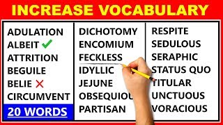 20 Difficult English Words  Improve Your Vocabulary  Learn Advanced English ✔️ [upl. by Jary509]