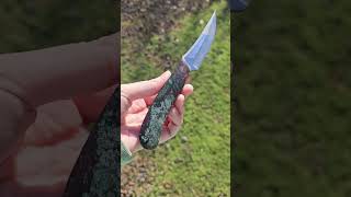 Awesome Petrified Wood Knife Handle [upl. by Moretta133]