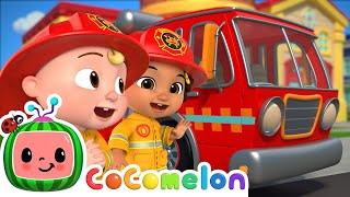 Wheels on the Fire Truck Song  CoComelon Nursery Rhymes amp Kids Songs [upl. by Eednyl]