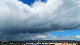 Timelapse of Graupel moving over Harrisonburg VA on 4424 [upl. by Huppert857]