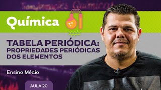 Tabela periódica propriedades periódicas dos elementos  Química  Ensino Médio [upl. by Anined416]