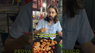 Provando o churrasco vietnamita 🇻🇳 streetfood vietna [upl. by Nedaj]