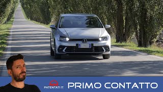 Volkswagen Nuova Polo restyling la prova della 10 TGI a metano [upl. by Aoniak]