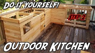 How to Build an Outdoor Kitchen  DIY Outdoor Kitchen [upl. by Chandless775]