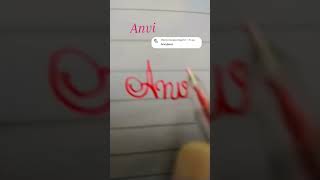 Name writting Anvi💞 [upl. by Clementis]