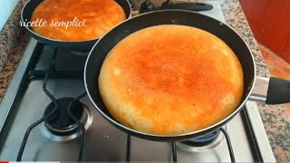 pane liquido in padella🤔 in 5 minuti senza impasto‼ incredibilmente buono [upl. by Eleahcim]