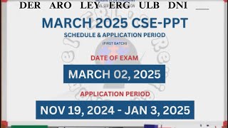 Civil Service Exam Date for 2025  Reviewer [upl. by Andromache890]