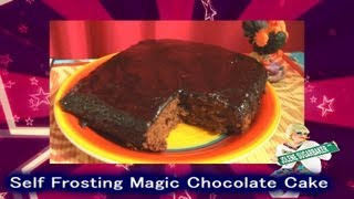 Self Frosting Magic Chocolate Cake [upl. by Yim869]