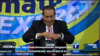 Un desmadre la ceremonia de sorteo rumbo al mundial 2014 en el Matutino Express FOROtv [upl. by Eenehs]