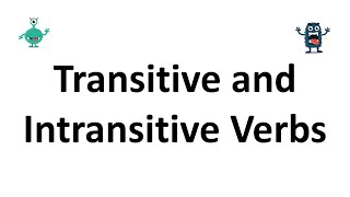 TRANSITIVE VS INTRANSITIVE ENGLISH GRAMMAR QUIZ [upl. by Atnohsal]