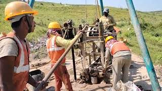 Piezometer bore hole  inspection and verify of bore hole depth civilengineering [upl. by Aierb]