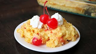 Easy Pineapple Upside Down Dump Cake [upl. by Hahsi17]