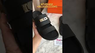 Hermes Jackson Sandal Black Unboxing  Shorts [upl. by Lliw]