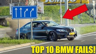 TOP 10 BMW FAILS LEAVING CARMEETS  Drift Fails Police [upl. by Fons]