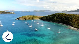 Scuba Diving in St Thomas Caribbean Islands Sailing Zatara Ep 68 [upl. by Roybn632]