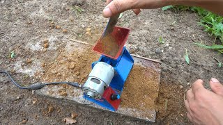 How Well Homemade Mini Sand And Earth Crusher Works [upl. by Karry]