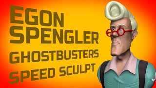 EGON SPENGLER SPEED SCULPTING IN ZBRUSH [upl. by Py]