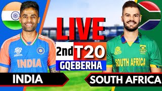 India vs South Africa 2nd T20  Live Cricket Match Today  IND vs SA Live Match Today  Innings 2 [upl. by Behah]