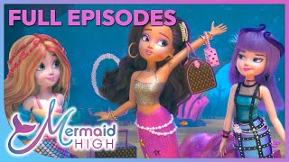 Mermaids First Day of School  Mermaid High FULL EPISODES 1  2  Cartoons for Kids [upl. by Philomena]