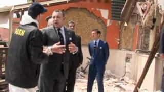 Marrakech le roi Mohammed VI sur les lieux de lattentat [upl. by Cyndi441]