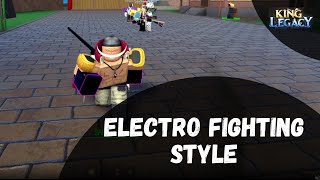 How to Get the Electro Fighting Style in King Legacy [upl. by Sualocin]