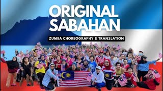 Original Sabahan Zumba choreography amp English translation [upl. by Anelrats]