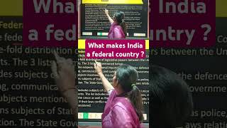 What makes India a Federal country  shorts ias upsc socialscience ssc neet education sst [upl. by Noeled710]