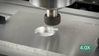 AnoleX CNC 3020 Evo 5mm Aluminum Cutting [upl. by Bertrand]