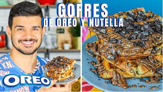 GOFRES BELGAS DE LIEJA aka GOFRES DE OREO Y NUTELLA [upl. by Teriann]